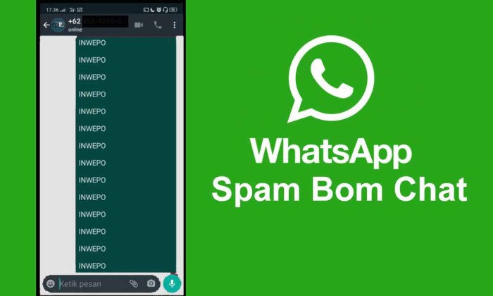 Cara Spam Chat WhatsApp