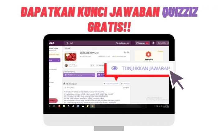 Cara Mengetahui Kunci Jawaban di Quizizz