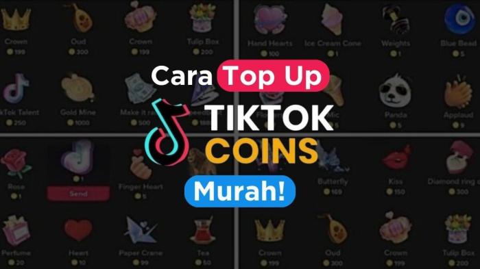 Cara Top Up Koin TikTok Paling Murah