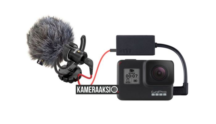 Cara Pakai Mic Eksternal di Kamera Gopro Hero 7 - Kameraaksi.com Cara Pakai Gadget Sebagai Microphone Eksternal