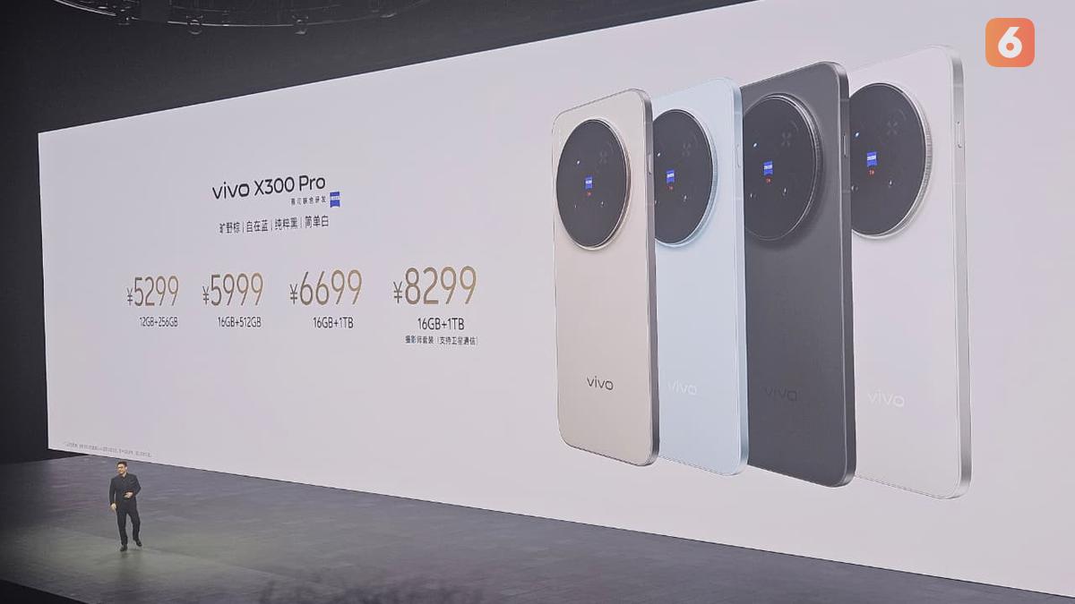 Rilis Global Vivo X300 Pro dengan Kamera ZEISS 200MP, Simak Spesifikasi dan Harganya