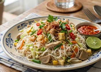 Resep Bihun Goreng Putih Gurih dan Tidak Lengket, Menu Sederhana Keluarga Favorit