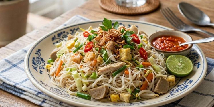 Resep Bihun Goreng Putih Gurih dan Tidak Lengket, Menu Sederhana Keluarga Favorit