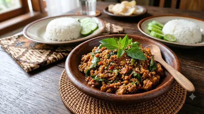 Resep Sambal Tempe Kemangi, Lauk Sederhana Beraroma Harum yang Menggugah Selera