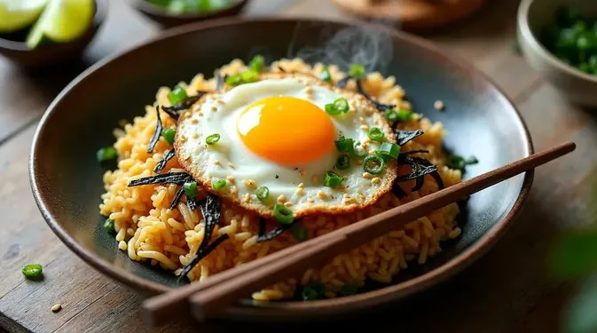 Resep Nasi Goreng Nori Lezat dengan Rasa Umami yang Praktis dan Tidak Lembek