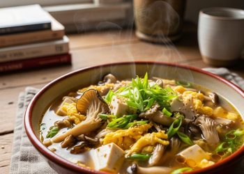 Resep Sup Tahu, Jamur Tiram, dan Telur yang Praktis dan Lezat
