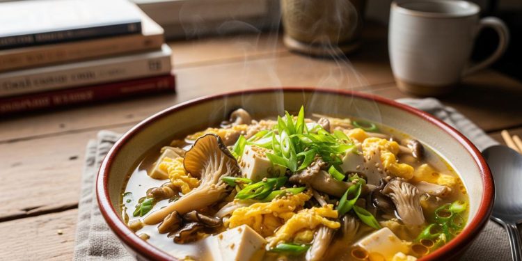Resep Sup Tahu, Jamur Tiram, dan Telur yang Praktis dan Lezat