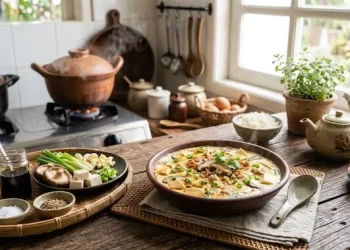 Resep Telur Kukus Tahu Jamur Lembut Gurih Praktis