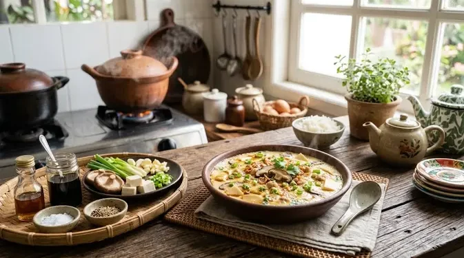 Resep Telur Kukus Tahu Jamur Lembut Gurih Praktis