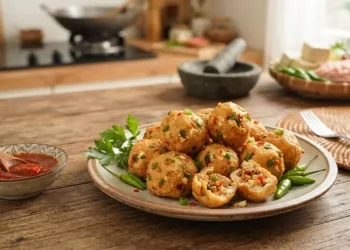 Resep Bola-Bola Tahu Isi Ayam Pedas yang Lezat untuk Camilan Keluarga