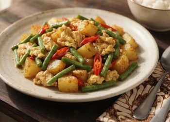 Resep Tumis Kentang Telur dan Kacang Panjang Menu Sederhana yang Gurih dan Mengenyangkan