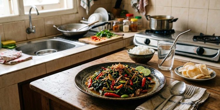 Bumbu Tumis Daun Singkong Pedas Gurih dan Nikmat untuk Lauk Nasi